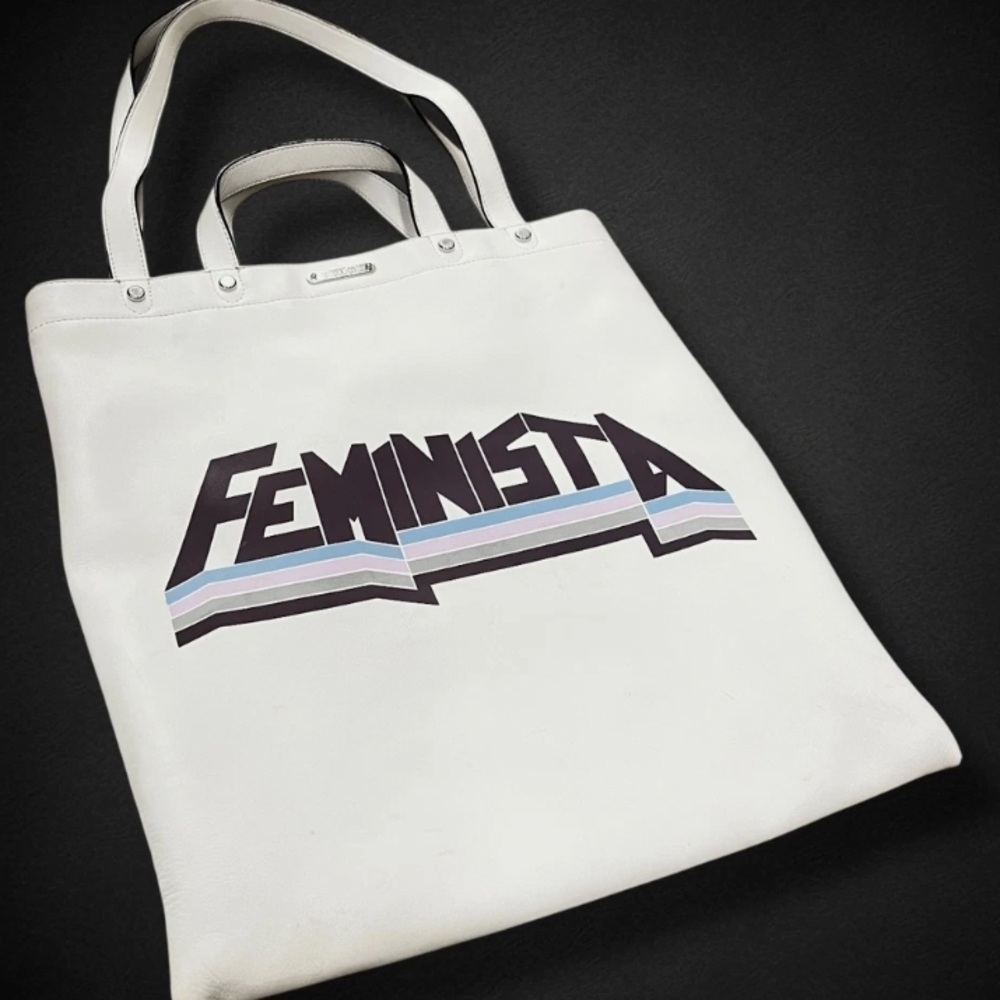 Feminista White Tote Bag